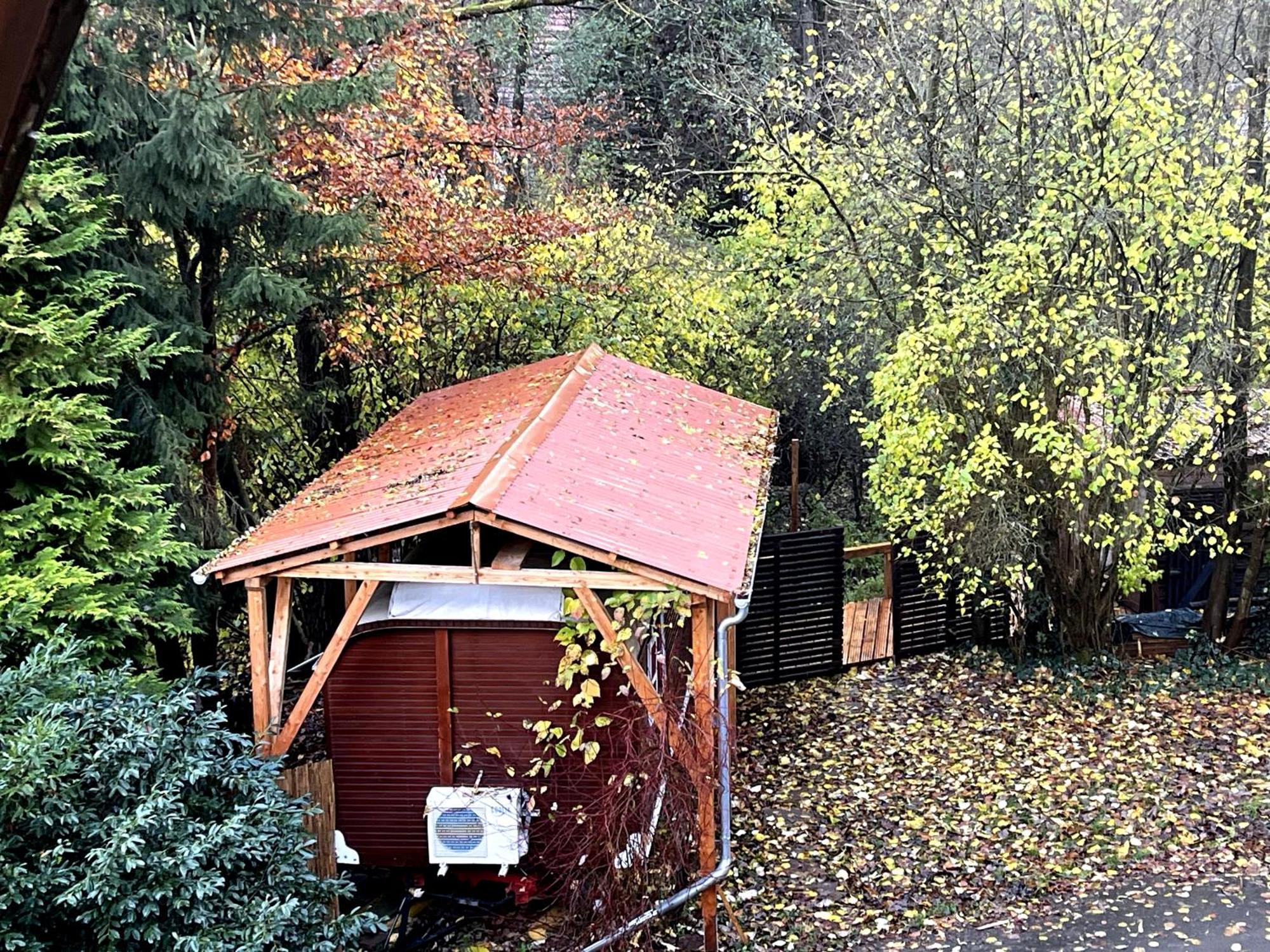 historischer Zirkuswagen von 1920 am Ende der Welt Witzenhausen Exterior foto